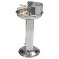 Landmann Stainless Steel Pedestal Charcoal BBQ Grill with Ash Catcher